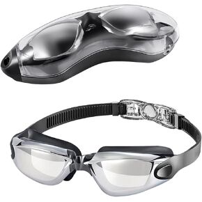 Swim Goggles, Swimming Goggles No Leaking Full Protection Adult Men Women Youth