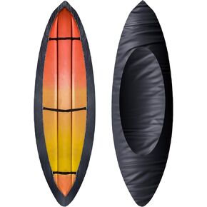 Trademark Innovations Kayak Cover for Outdoor Storage, Kayak Storage Bag with UV Protection, Canoe Cover, Fits 9.3-10.5ft. Kayak