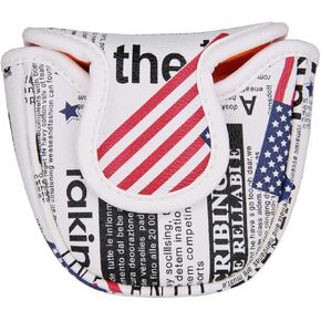 غطاء رأس مضرب الجولف مطبوع عليه علم الولايات المتحدة الأمريكية من Golf Builder مع إغلاق مغناطيسي in Kuwait