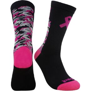 Breast Cancer Awareness Socks for Men Youth Boys Pink Football Softball Soccer Softball Baseball Accessories Socks
