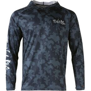 Salt Life Men's Camox Long Sleeve Mesh Performance Hoodie