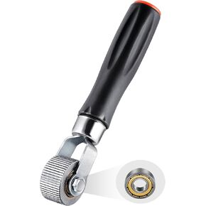 Car Audio Sound Deadening Roller Seam Roller, 2-Pack Heat Abatement Mat Noise Roller Sound Insulation Tool for Auto, Sound Deadener Application Installation Metal Hand Deading Wheel Roller