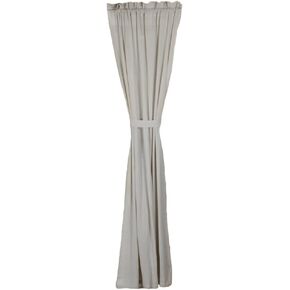 Heirloom Grey 86" Unlined Cotton Single Drapery Panel by Raghu