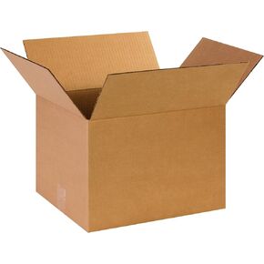 PARTNERS BRAND 14 x 12 x 10 Corrugated Cardboard Boxes, Medium 14"L x 12"W x 10"H, Pack of 25 | Shipping, Packaging, Moving, Storage Box for Home or Business, Strong Wholesale Bulk Boxes