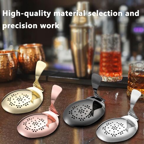 Bent Handle Cocktail Bar Strainer,Commercial or Home Bar,Stainless Steel Polished Finish in Saudi Arabia