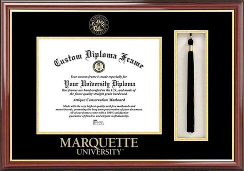 Campus Images NCAA Marquette Golden Eagles Tassel Box and Diploma Frame in Saudi Arabia