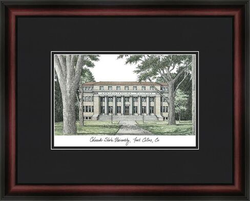 Campus Images NCAA Colorado State Rams Academic Framed Lithograph in Saudi Arabia