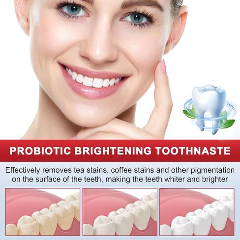 2PCS SP-8 Ultra Whitening Toothpaste,SP-8 Toothpaste,SP 8 Probiotic Toothpaste, Sp8 Probiotic Brightening Toothpaste, Sp-8 Toothpaste Fresh Breath, Deep Cleaning Care Toothpaste in Saudi Arabia