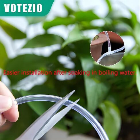خرطوم PVC، أنبوب PVC مرن، معرف 6 مم × 8 مم OD أنابيب فينيل شفافة، أنابيب أنابيب PVC شفافة لنقل زيت الهواء والماء، 2 متر in Saudi Arabia