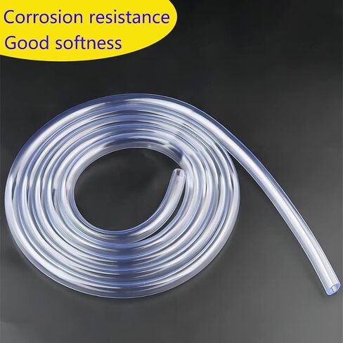 خرطوم PVC، أنبوب PVC مرن، معرف 6 مم × 8 مم OD أنابيب فينيل شفافة، أنابيب أنابيب PVC شفافة لنقل زيت الهواء والماء، 2 متر in Saudi Arabia