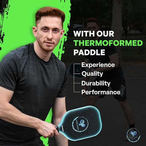 مجموعة مجاديف بيكلبول مكونة من 2 | يتوهج في الظلام مجداف وكرات Pickleball | مضارب كرة المخلل 2 حزمة | USAPA مجموعات كرة المخلل المصنوعة من الألياف الزجاجية | هدايا مجاذيف كرة البيسبول اللطيفة للنساء والرجال in Saudi Arabia