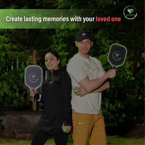 مجموعة مجاديف بيكلبول مكونة من 2 | يتوهج في الظلام مجداف وكرات Pickleball | مضارب كرة المخلل 2 حزمة | USAPA مجموعات كرة المخلل المصنوعة من الألياف الزجاجية | هدايا مجاذيف كرة البيسبول اللطيفة للنساء والرجال in Saudi Arabia