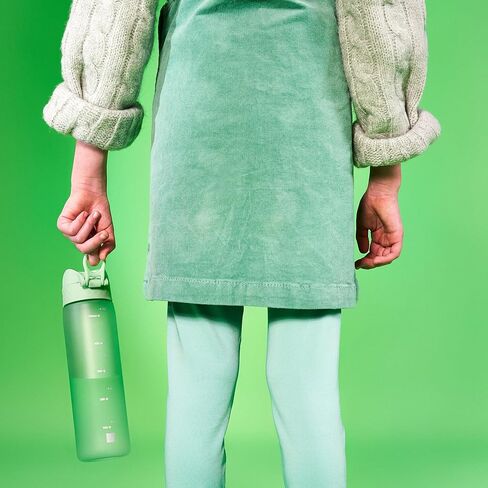 Ion8 Water Bottle, 500 ml/18 oz, Leak Proof, Easy to Open, Secure Lock, Dishwasher Safe, BPA Free, Hygienic Flip Cover, Carry Handle, Fits Cup Holders, Easy Clean, Odor Free, Carbon Neutral in Kuwait