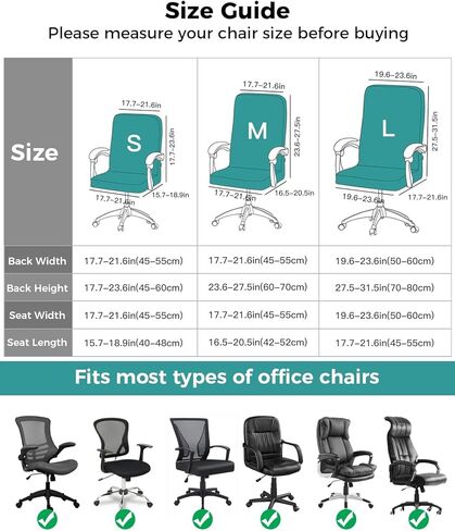 4th of July Office Chair Cover with Zipper, Universal Computer Desk Chair Cover Stretch Removable Rotating Chair Slipcovers Independence Day Flag Rustic Red Blue Office Chair Seat Cover Protector L in Saudi Arabia