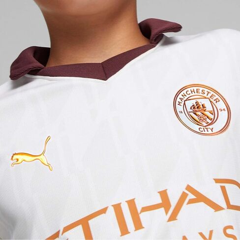 قميص مانشستر سيتي للأطفال خارج أرضه لموسم 2023/24 - أبيض in Kuwait