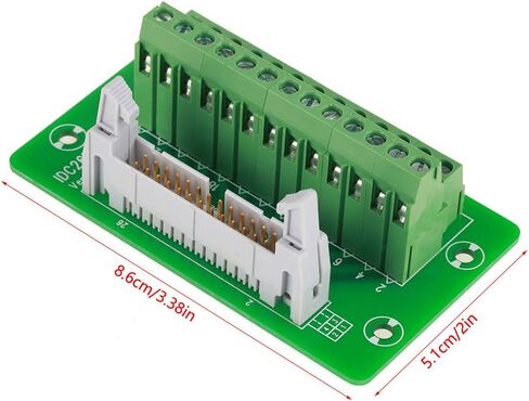 IDC 2X13 26 دبوس IDC موصل Idc26P Din السكك الحديدية 26Pin 5 مللي متر جبل واجهة وحدة ذكر موصل المجلس in Saudi Arabia