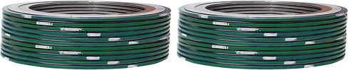 Sterling Seal 9000IR1250316PTFE1500X24 316L Stainless Steel Spiral Wound Gasket with 316SS Inner Ring and PTFE Filler for 1-1/4" Pipe, Pressure Class 1500#, Green Band with White Stripe (Pack of 24) in Saudi Arabia