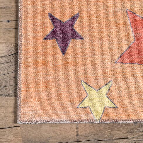 nuLOOM Leonie Outer Space Machine Washable Kids Accent Rug, 3x5, Multi in Saudi Arabia