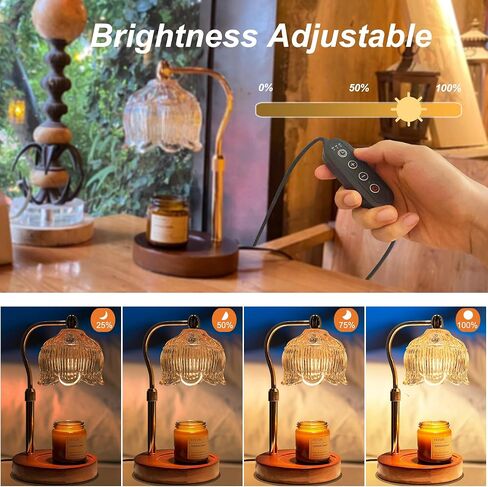 Candle Warmer Lamp with Timer & Dimmer, Candle Warmer Light Compatible with Large Jar Candles (Green) in Saudi Arabia