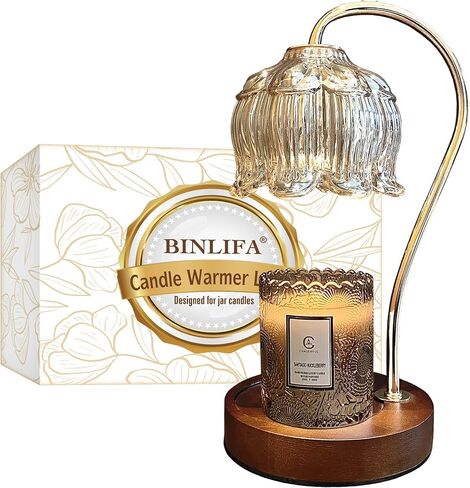 Candle Warmer Lamp with Timer & Dimmer, Candle Warmer Light Compatible with Large Jar Candles (Green) in Saudi Arabia
