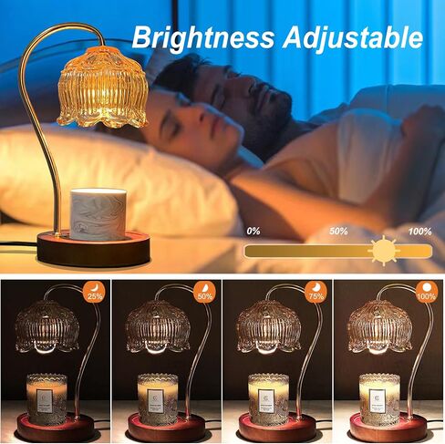 Candle Warmer Lamp with Timer & Dimmer, Candle Warmer Light Compatible with Large Jar Candles (Green) in Saudi Arabia