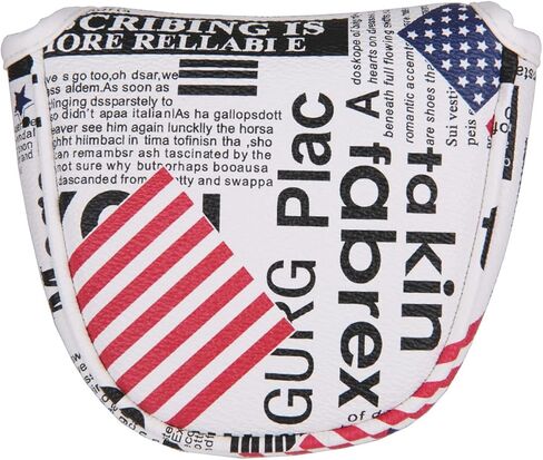 غطاء رأس مضرب الجولف مطبوع عليه علم الولايات المتحدة الأمريكية من Golf Builder مع إغلاق مغناطيسي in Kuwait