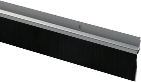 Geesatis Weatherstrip Door Sweep 40 x 2.4 بوصة 3 قطع أداة مسح الباب مع فرشاة PP ناعمة، ختم فرشاة المرآب الاجتياح للباب (فضي) in Kuwait