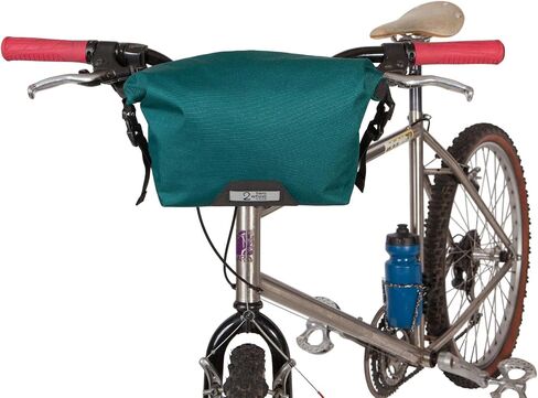 Two Wheel Gear - Dayliner Mini Roll Top Handlebar Bag (3 L) - Water Resistant with Shoulder Strap and Reflective Detail, Commuter Sling Messenger Bag in Kuwait