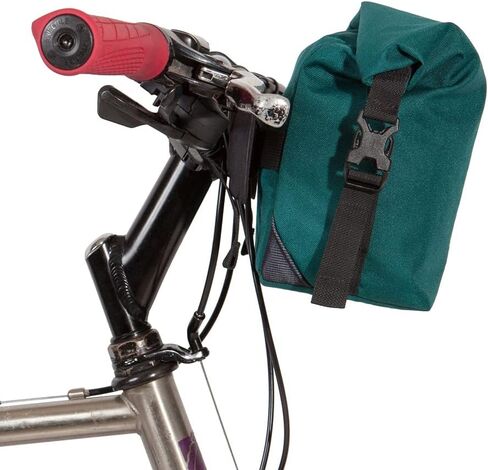 Two Wheel Gear - Dayliner Mini Roll Top Handlebar Bag (3 L) - Water Resistant with Shoulder Strap and Reflective Detail, Commuter Sling Messenger Bag in Kuwait