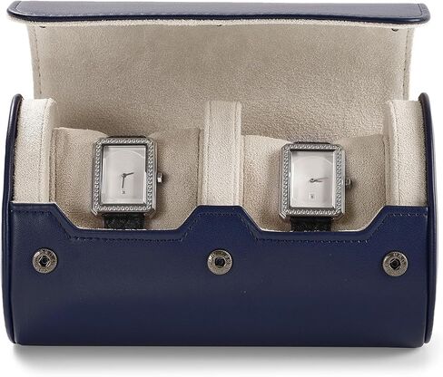 Oirlv PU Leather Watch Box for Mens Watch Display Watch Organizer Case Watch Gift Box for Birthday Fathers Day Anniversary（2 slots, Brown） in Kuwait