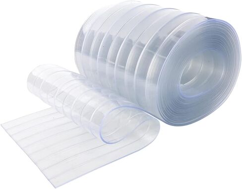 ستارة شريطية بديلة من الفينيل البلاستيكي مقاس 25 بوصة × 7.6 بوصة، سمك 0.08 بوصة في شرائط ستائر مبرد الفريزر، شرائط ستائر بلاستيكية لأبواب الدخول التجارية للمستودعات، وأبواب الحيوانات الأليفة in Kuwait