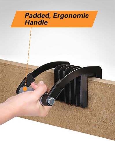 FAHKNS Panel Carrier and Plywood Lifting Tool, 0 to 3/4 Grip Range Sheetrock Gripper Carrying Soft-Grip Handle Gripper Lift for Clamp Wood Board or Drywall Lifter with Single Hand in Saudi Arabia