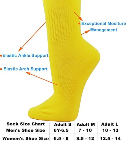 COUVER Affordable Youth/Kids Knee High Polyester Sports Athletic Baseball Softball Socks in Kuwait