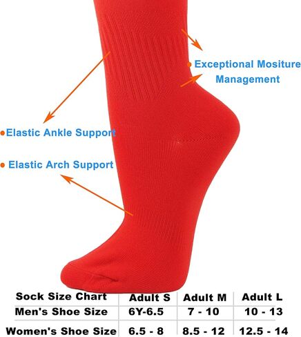COUVER Affordable Youth/Kids Knee High Polyester Sports Athletic Baseball Softball Socks in Kuwait