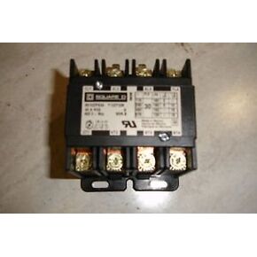 Square D 8910DPA34V02 Contactor 4 Pole 30 Amp 120V Coil
