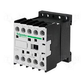 SCHNEIDER ELECTRIC LC1K0610M7 IEC Magnetic Contactor,220V Coil,6A