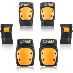 ROCKBROS Kids Knee Pad Protective Gear Set Elbow Pads Guards for Cycling Roller Skates BMX Bike Skateboard Inline Skatings Scooter Riding Sports