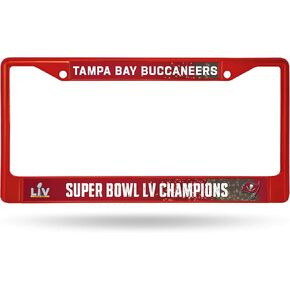 Rico Industries NFL Unisex-Adult Color Chrome License Plate Frame