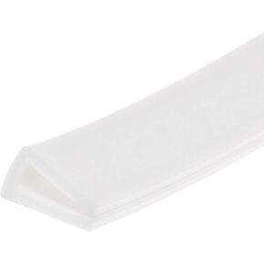 METALLIXITY Edge Trims (3M/9.84Feet) 1Pcs, Silicone U Channel Fits 3-5mm Edge Seal Strip - for Home Doors Window, Gray