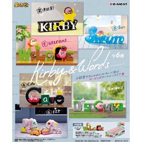 Re-Ment Kirby Kirby & Words Box Product, 6 Types, 6 Pieces