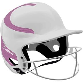 خوذة RIP-IT Vision Classic Pinstripe Junior مع قناع أبيض/وردي X/S in Kuwait
