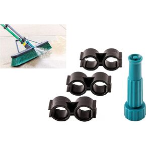 Versa-Spray for Brooms Quickly transforms Brooms and Hoses into a Powerful Water Broom for Cleaning garages, Cars, patios, Houses and Much More!