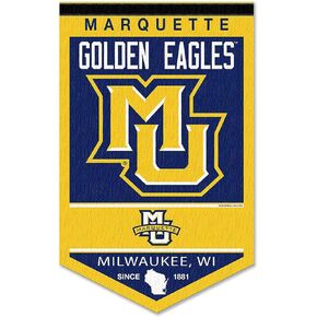 College Flags & Banners Co. Marquette Golden Eagles Heritage History Banner Pennant