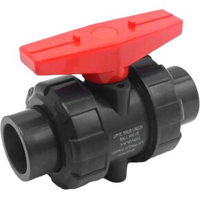 PVC True Union Full Port Union Ball Valve suitable for water systems with full port and slip socket ball valve (3/4 inch (DN20）)