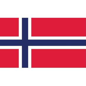 2-Pack Norway Flag Decal Sticker | 5-Inches By 3-Inches | Premium Quality Vinyl | PD501