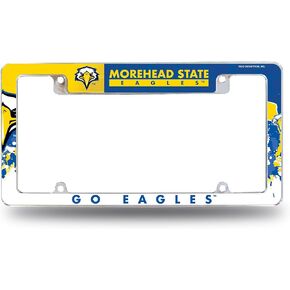 Rico Industries NCAA Morehead State Eagles Primary 12" x 6" Chrome All Over Automotive License Plate Frame for Car/Truck/SUV