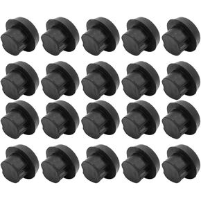20 PCS Billiard Cue Cover, Pool Table Stick Cue Tips Pool Cue Bumper Billiard Cue Rubber Plug Billiard Cue Bottom Cover Sturdy for Billiards Lovers