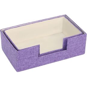 Napkin Holder for Table, Cocktail Napkin Holder, Paper Hand Towel for Bathroom, Disposable Hand Towel Holder, Napkins Dispenser Serving Tray Holders for Home Decor, 2 Pack, Purple