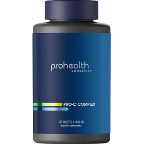 ProHealth Pro-C Complex™ (1000 mg, 120 Tablets) (Vitamin C with Bioflavonoids, Acerola, Rose HIPS and Rutin)