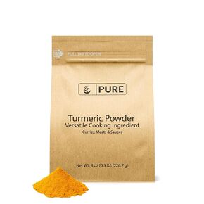 Pure Original Ingredients Turmeric Powder (1 lb), Food Grade, Natural, Spicy Flavor, Curry, Rice, Eco-Friendly